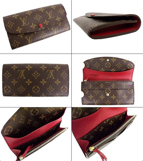 lv wallet red inside